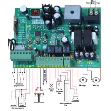 Комплект приводов для распашных ворот DC 250-1