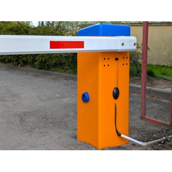 Шлагбаум со складной стрелой-забором (4 метра) WJDZE-BL-2