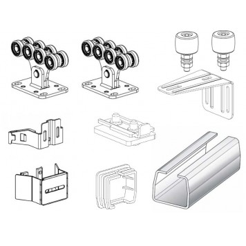 Комплект консольного оборудования SGN.02.002  с черной шиной 7 м-1