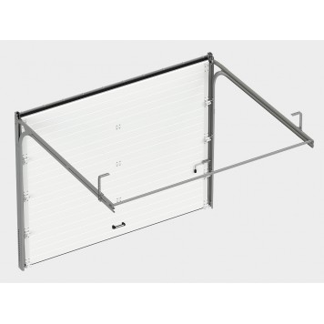 Гаражные ворота с пружинами растяжения RSD01BIW-2