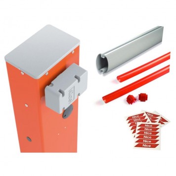 Комплект шлагбаума WIDES4/KIT со стрелой 4 м овального сечения-0