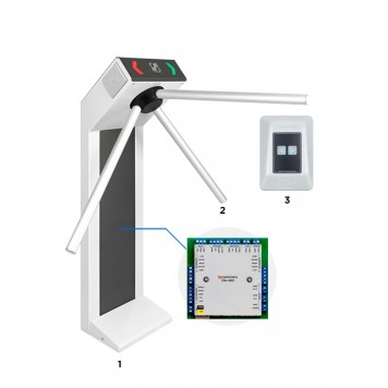 Комплект компактной автономной проходной «STR-01AEC»-0