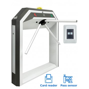 Комплект тумбового турникета со встроенным картоприемником «STR-03KEC»-0